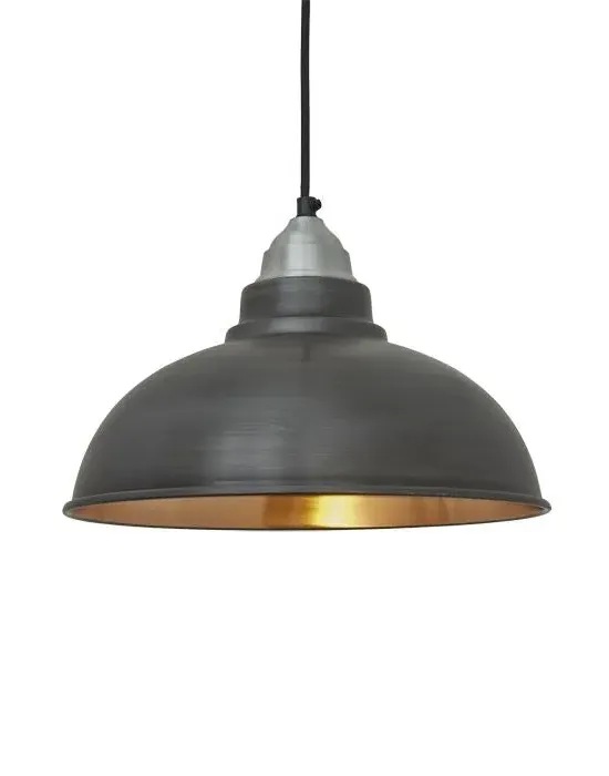 Industrial Pendant Light - Dark Grey, Metal