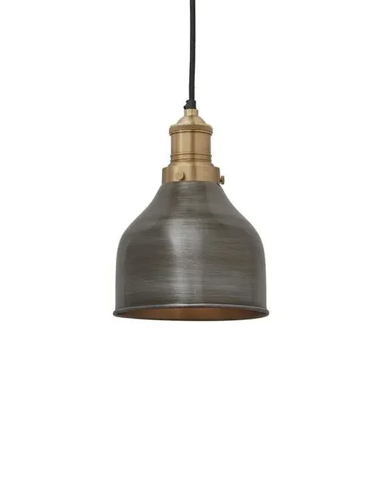 Small Cone Pendant Light - Brass, Metal image