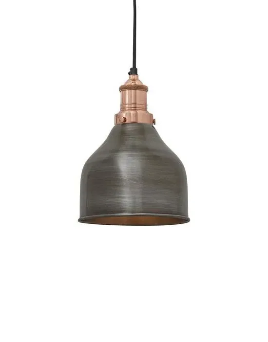 Small Cone Pendant Light - Copper, Metal