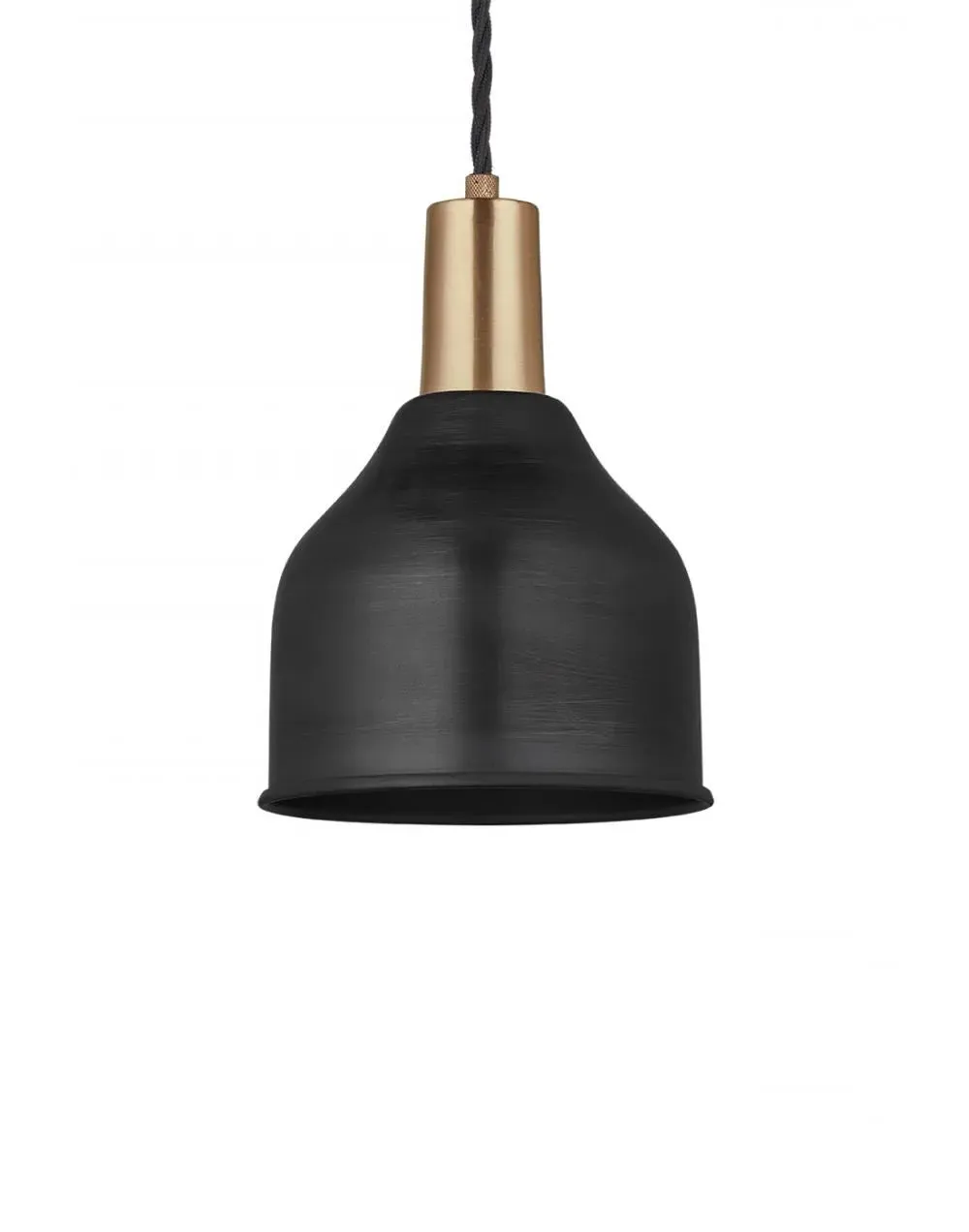 Small Cone Pendant Light - Pewter, Copper