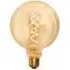 Spiral E27 LED Globe Bulb - Amber