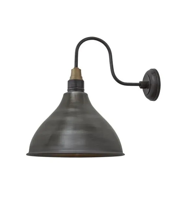 Swan Neck Wall Sconce - Brass, Metal