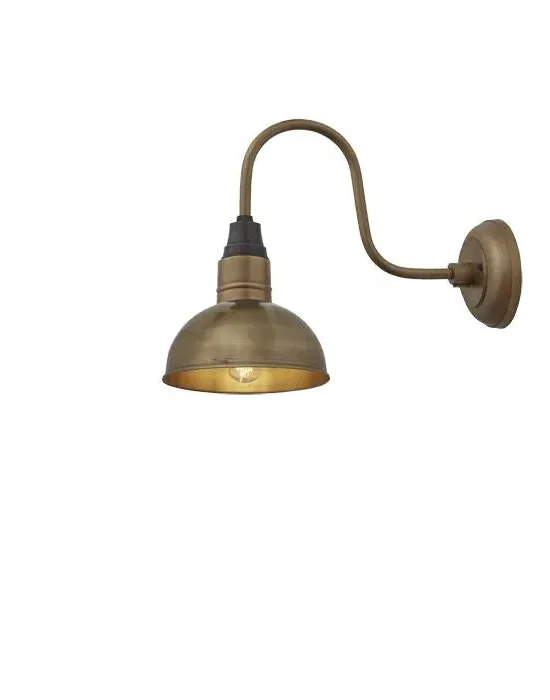 Swan Neck Wall Sconce - Brass, Metal