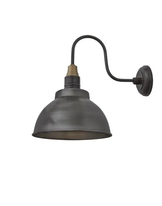 Swan Neck Wall Sconce - Brass, Metal