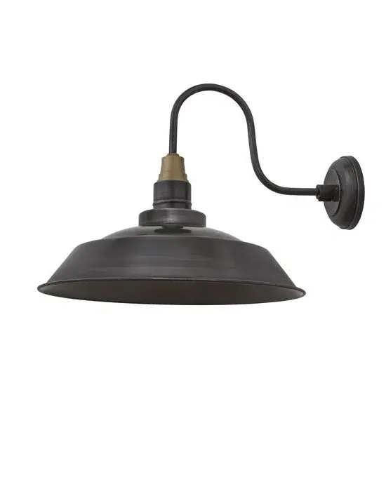 Swan Neck Wall Sconce - Pewter, Metal