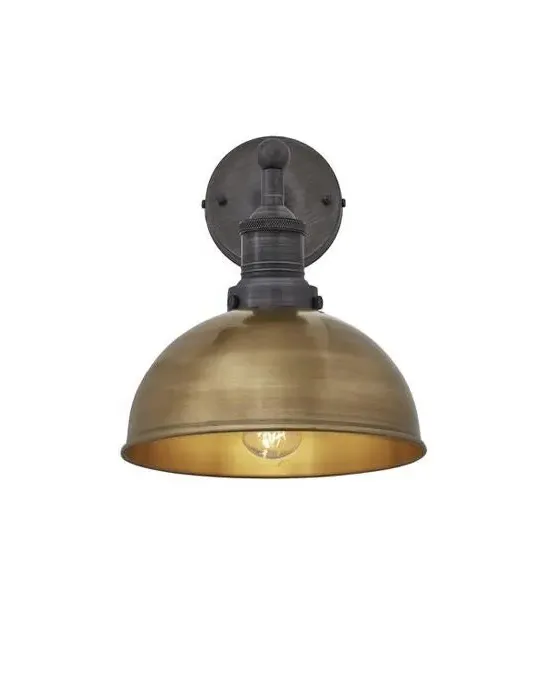 Vintage Sconce Wall Light - Pewter, Metal