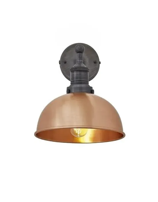 Vintage Sconce Wall Light - Pewter, Metal