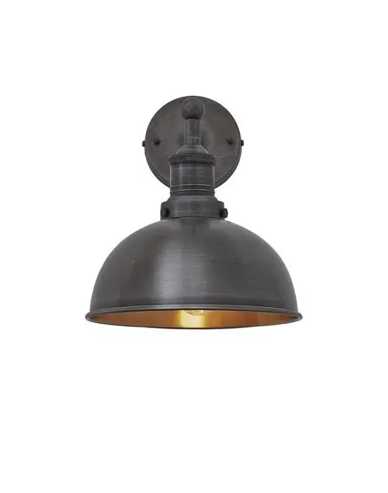 Vintage Sconce Wall Light - Pewter, Metal