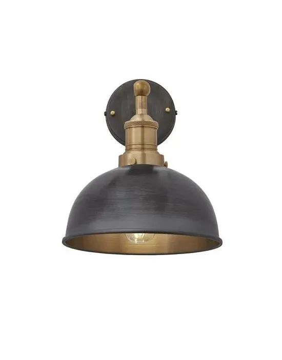 Vintage Sconce Wall Light - Pewter, Metal