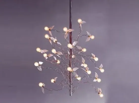 Bird Nest Chandelier - Feather