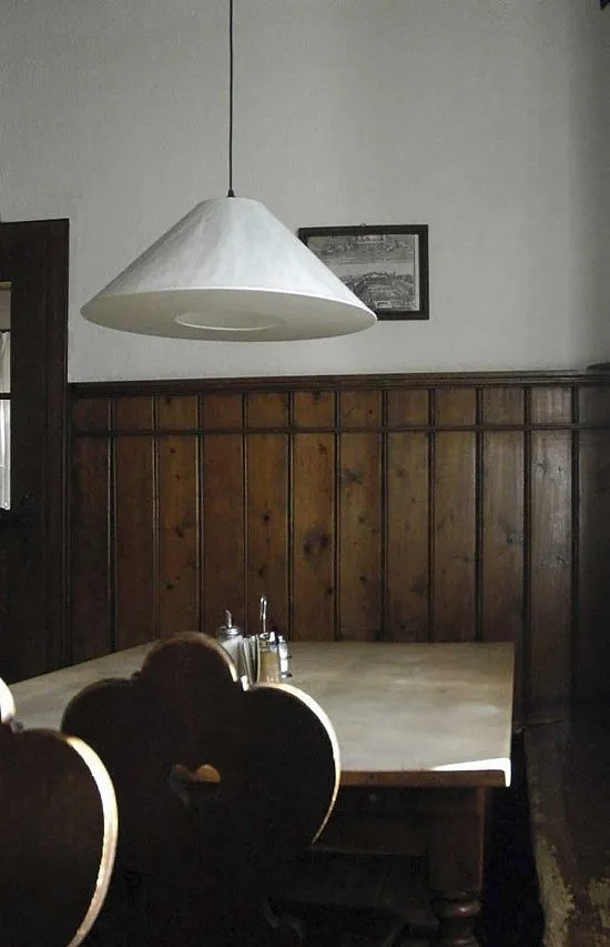 Pendant Light with Paper Shade - Rice Paper