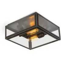 Elm Ceiling Light - Antique Brass