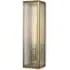 Large Wall Light with Reeded Glass - Bronze