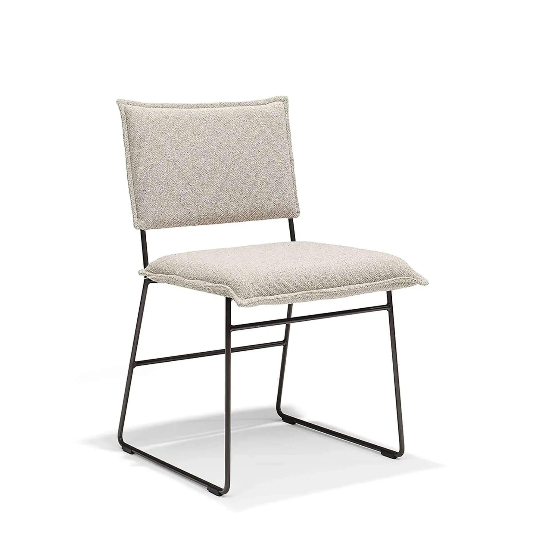 Armless Dining Chair - Sand, Fabric image