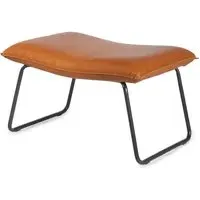 Beal Footstool - Cognac, Leather