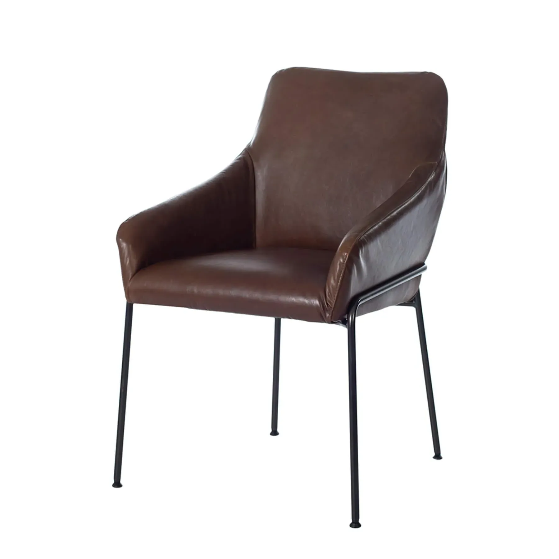 Dining Chair with Arms - Fango, Leather