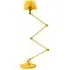 4-Arm Zigzag Lamp with Curved Shade - Mustard Gloss