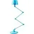 4-Arm Zigzag Lamp with Straight Shade - Light Blue Matt