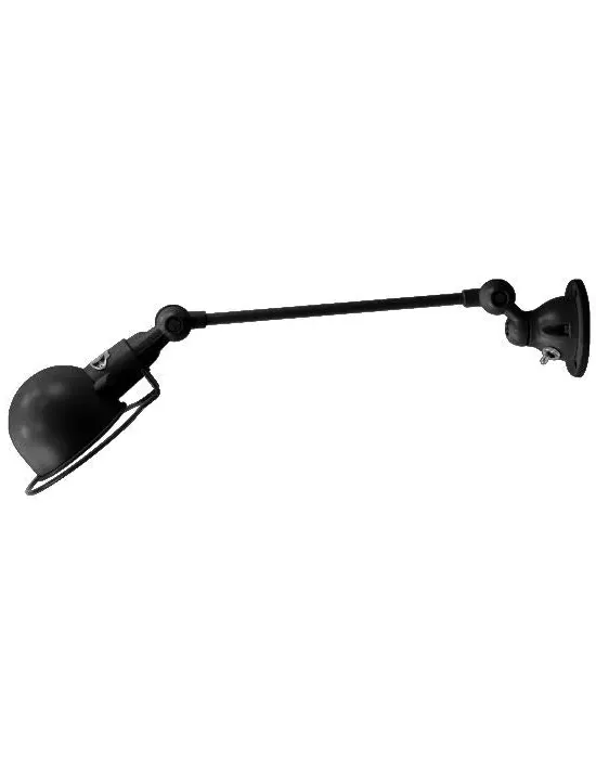 Adjustable Wall Light with Arm - Black, Steel