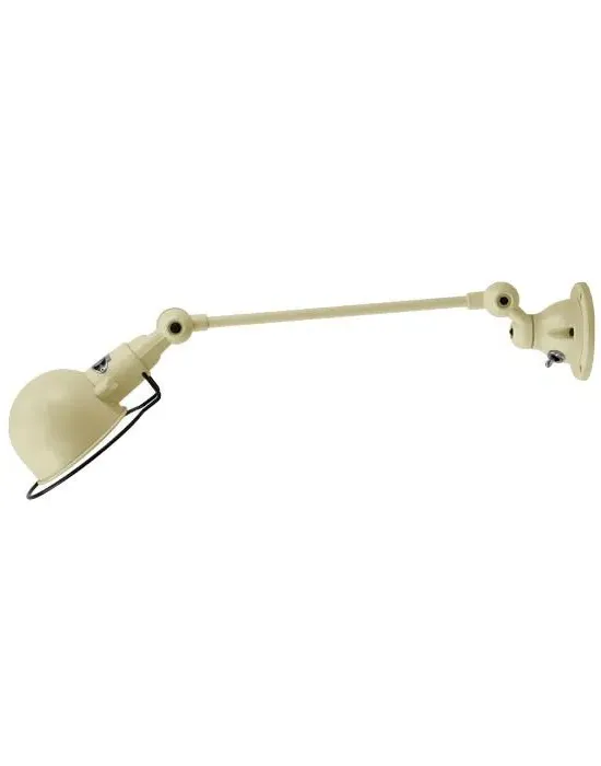 Adjustable Wall Light with Arm - Ivory, Steel