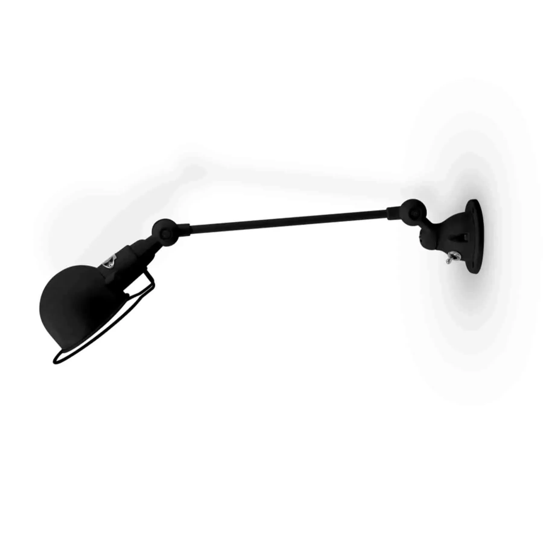 Adjustable Wall Light with Switch - Black, Steel image