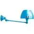 Adjustable Wall Light with Switch - Blue, Metal