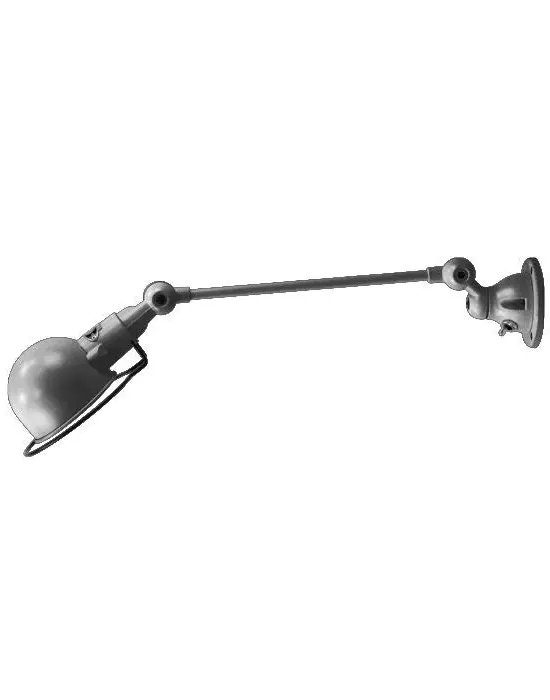 Adjustable Wall Light with Switch - Chrome, Steel