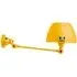 Adjustable Wall Light with Switch - Mustard, Metal