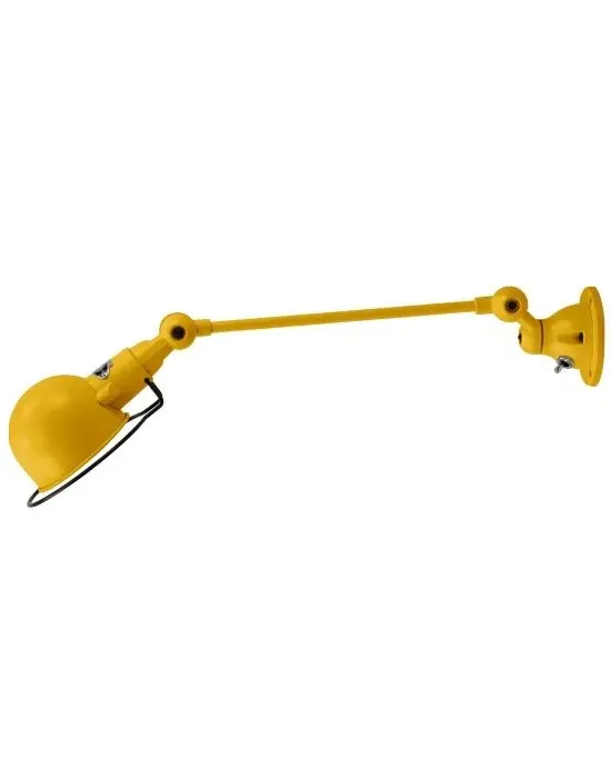 Adjustable Wall Light with Switch - Mustard