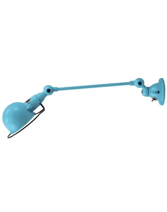 Adjustable Wall Light with Switch - Pastel Blue