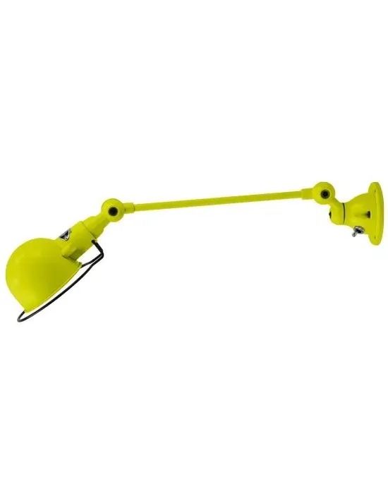 Adjustable Wall Light with Switch - Yellow, Steel