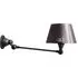 Aicler One Arm Adjustable Wall Light - Black, Cast Metal