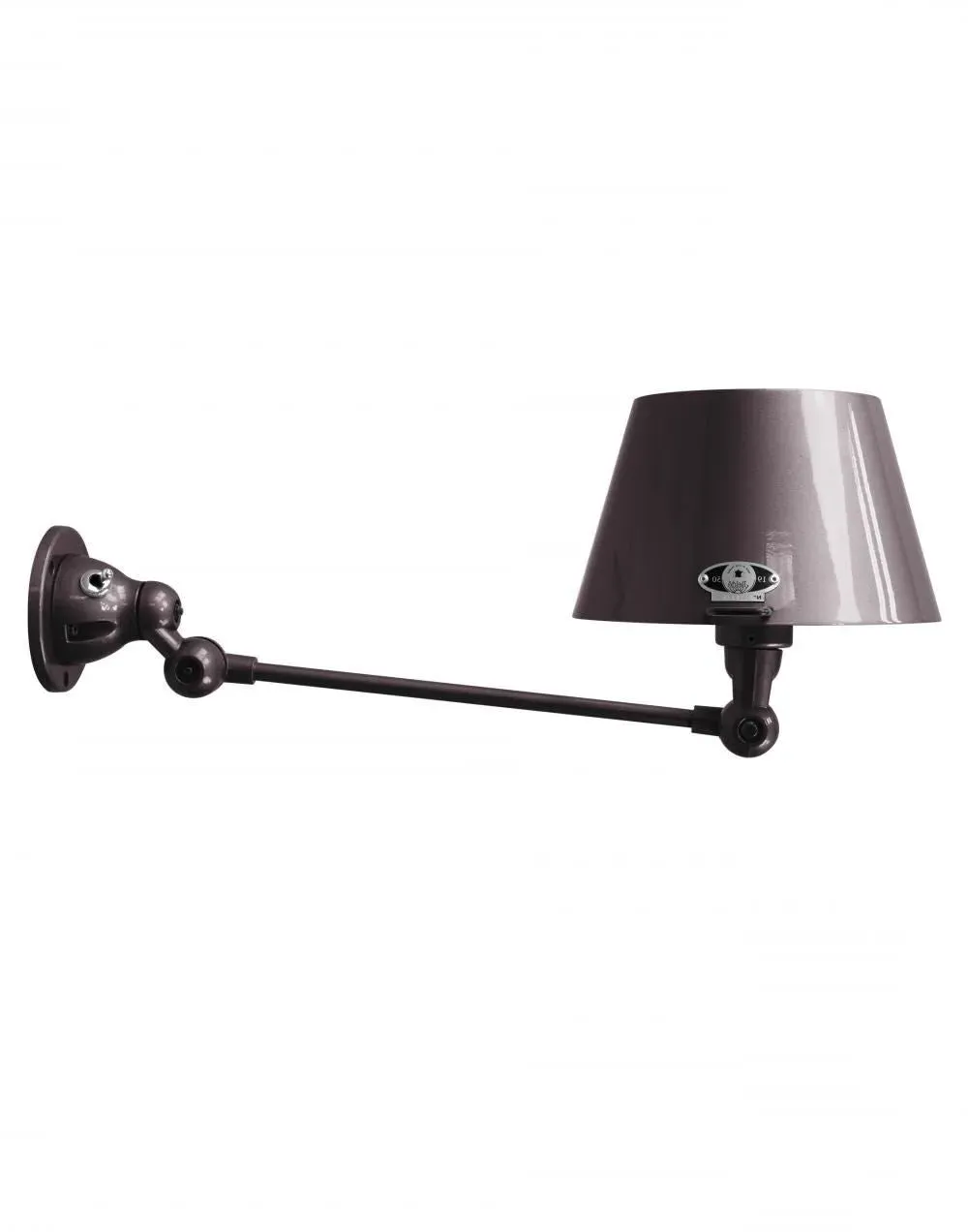Aicler One Arm Adjustable Wall Light - Black, Cast Metal image
