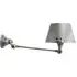 Aicler One Arm Adjustable Wall Light - Brushed Steel