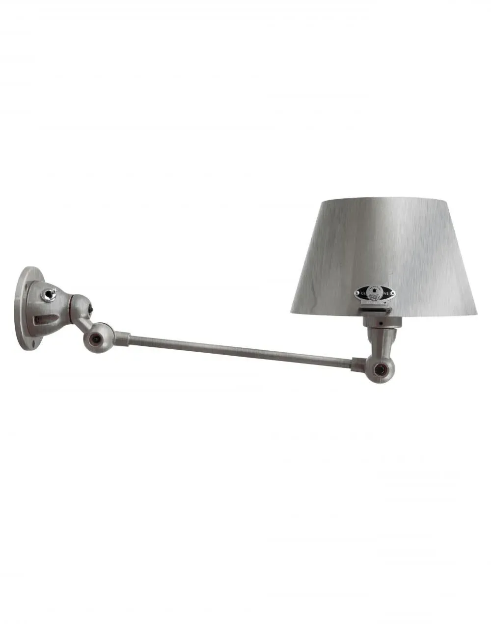 Aicler One Arm Adjustable Wall Light - Brushed Steel