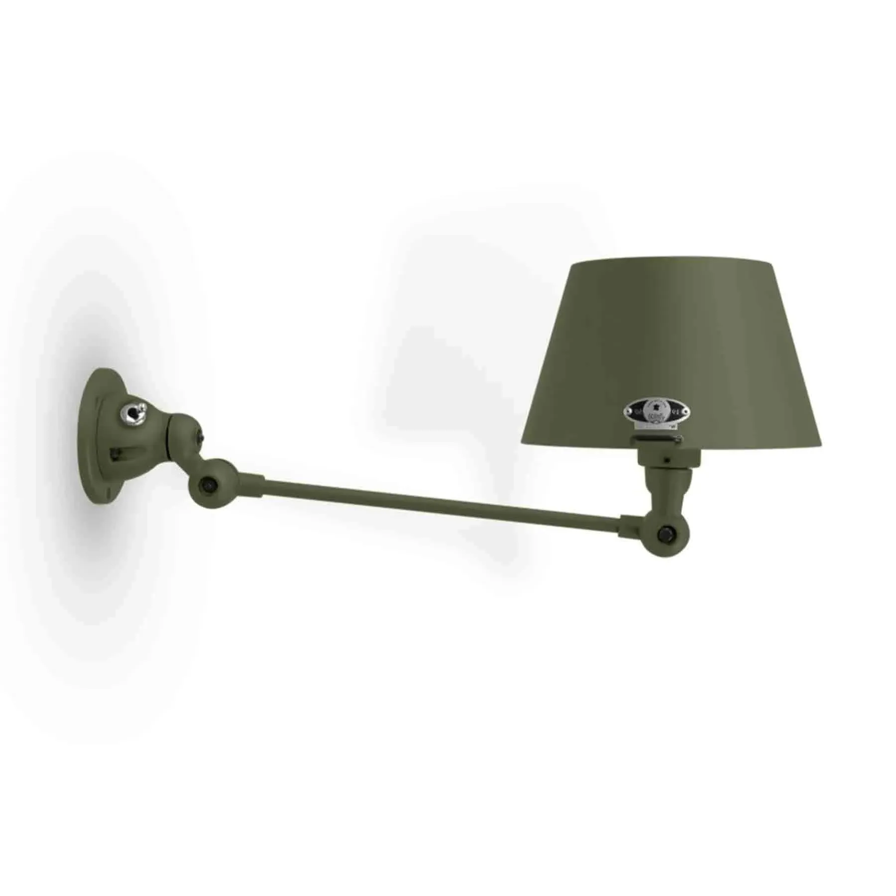 Aicler One Arm Adjustable Wall Light - Olive, Metal