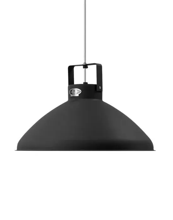 Beaumont Large Pendant Light - Black, Metal