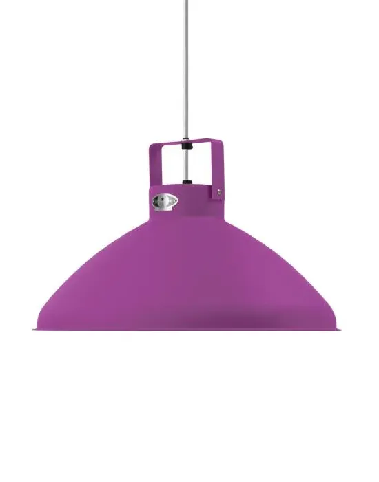 Beaumont Large Pendant Light - Violet Fuchsia, Metal