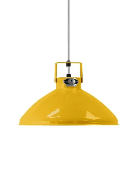 Beaumont Small Pendant Light - Mustard, Aluminum