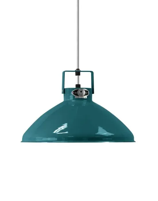 Beaumont Small Pendant Light - Ocean Blue, Aluminum