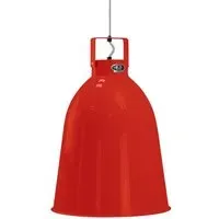 Clement Large Pendant Light - Red, Aluminium