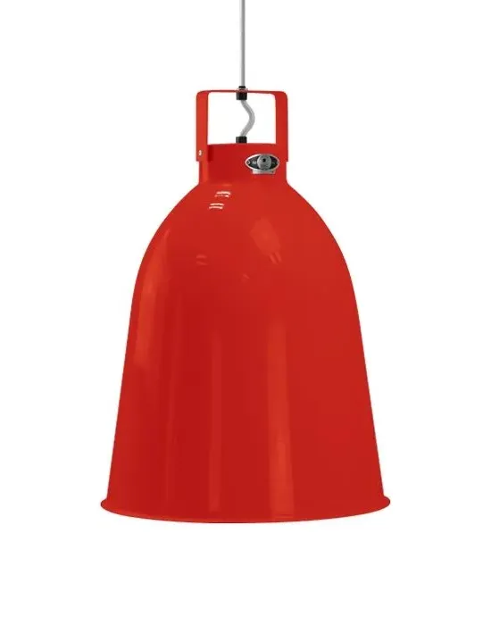 Clement Large Pendant Light - Red, Aluminium image