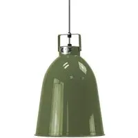 Clement Small Pendant Light - Olive, Aluminium