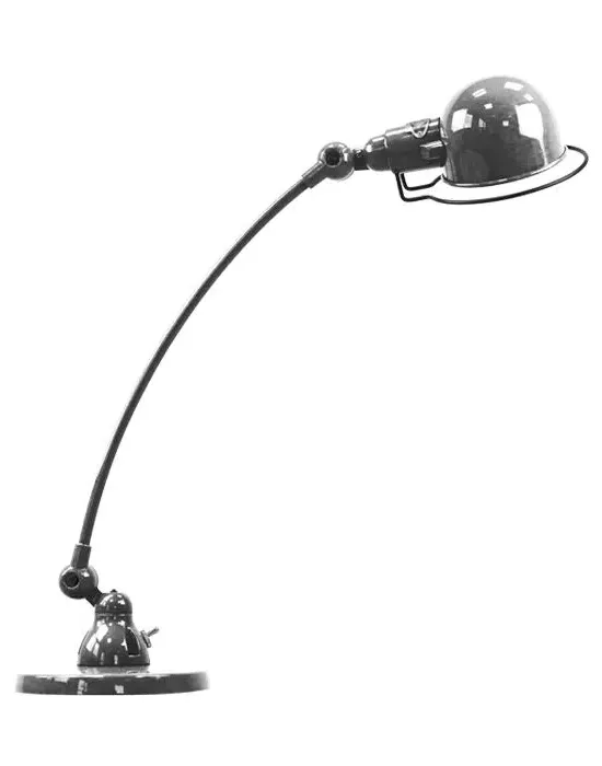 Curve Arm Desk Lamp Adjustable - Chrome, Metal