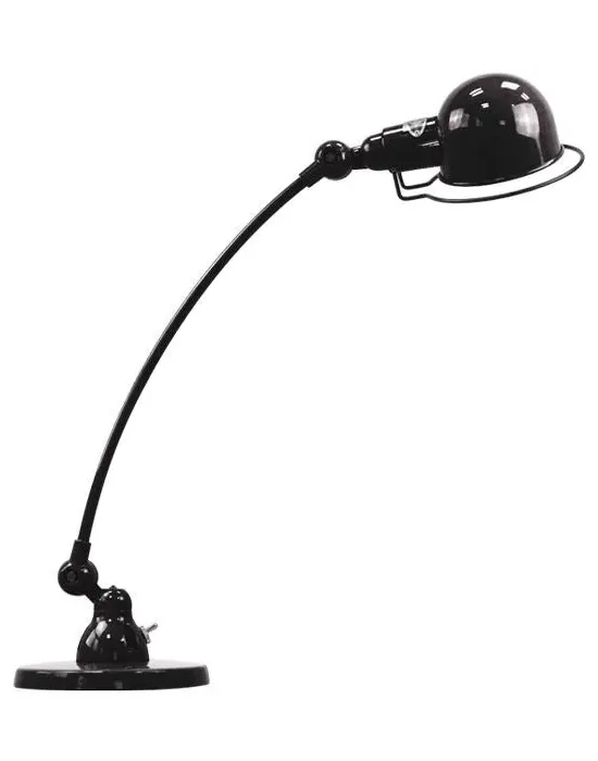 Curve Arm Desk Lamp - Chocolate, Aluminium