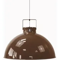 Dante Large Pendant Light - Chocolate, Aluminium