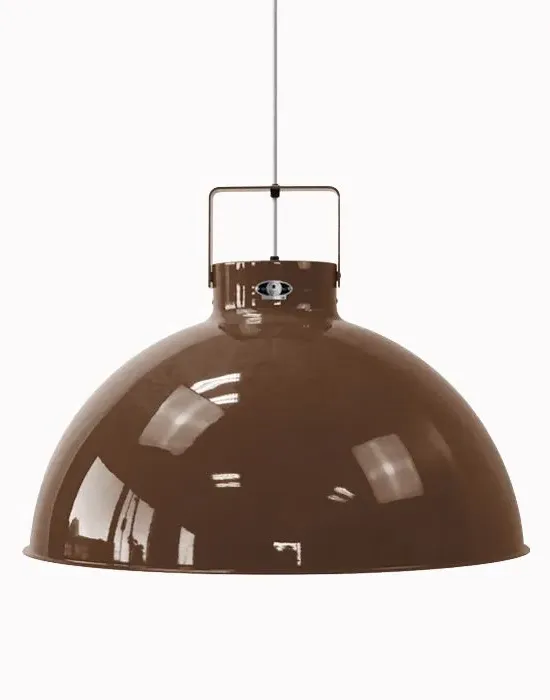 Dante Large Pendant Light - Chocolate, Aluminium
