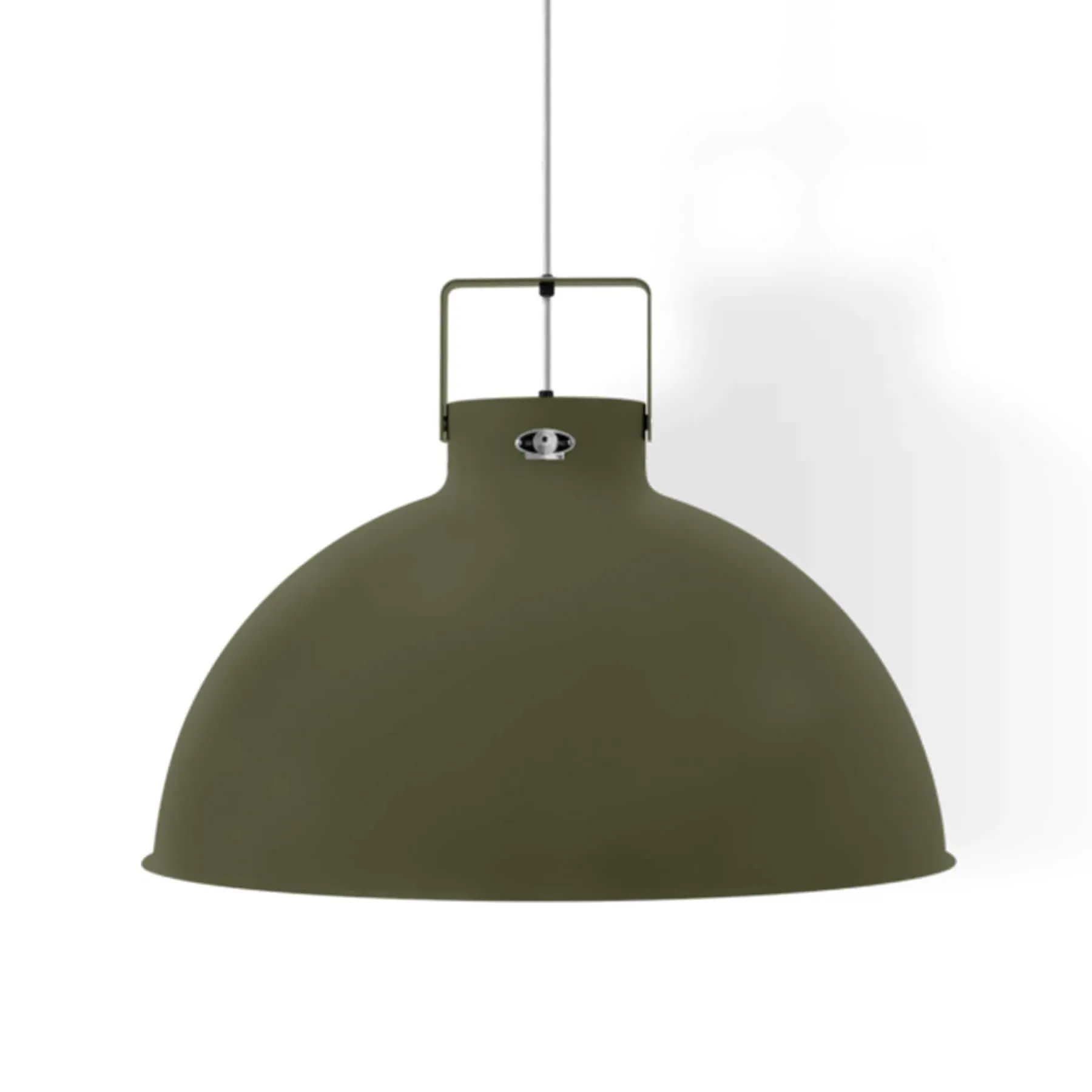 Dante Large Pendant Light - Olive, Aluminium