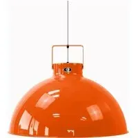 Dante Large Pendant Light - Orange, Aluminium