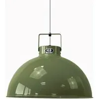 Dante Medium Pendant Light - Olive, Aluminium
